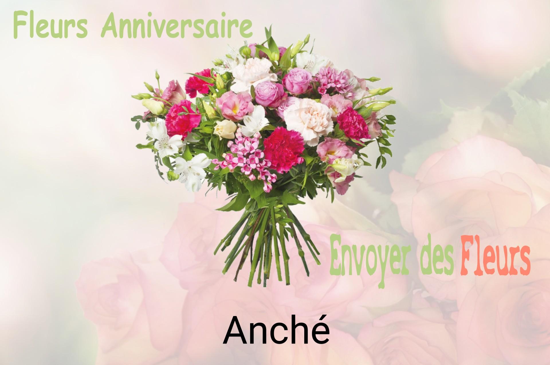 Bouquet de fleurs d’anniversaire livré à Anché